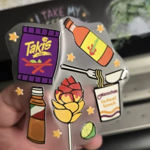 Embossed Clear Stickers